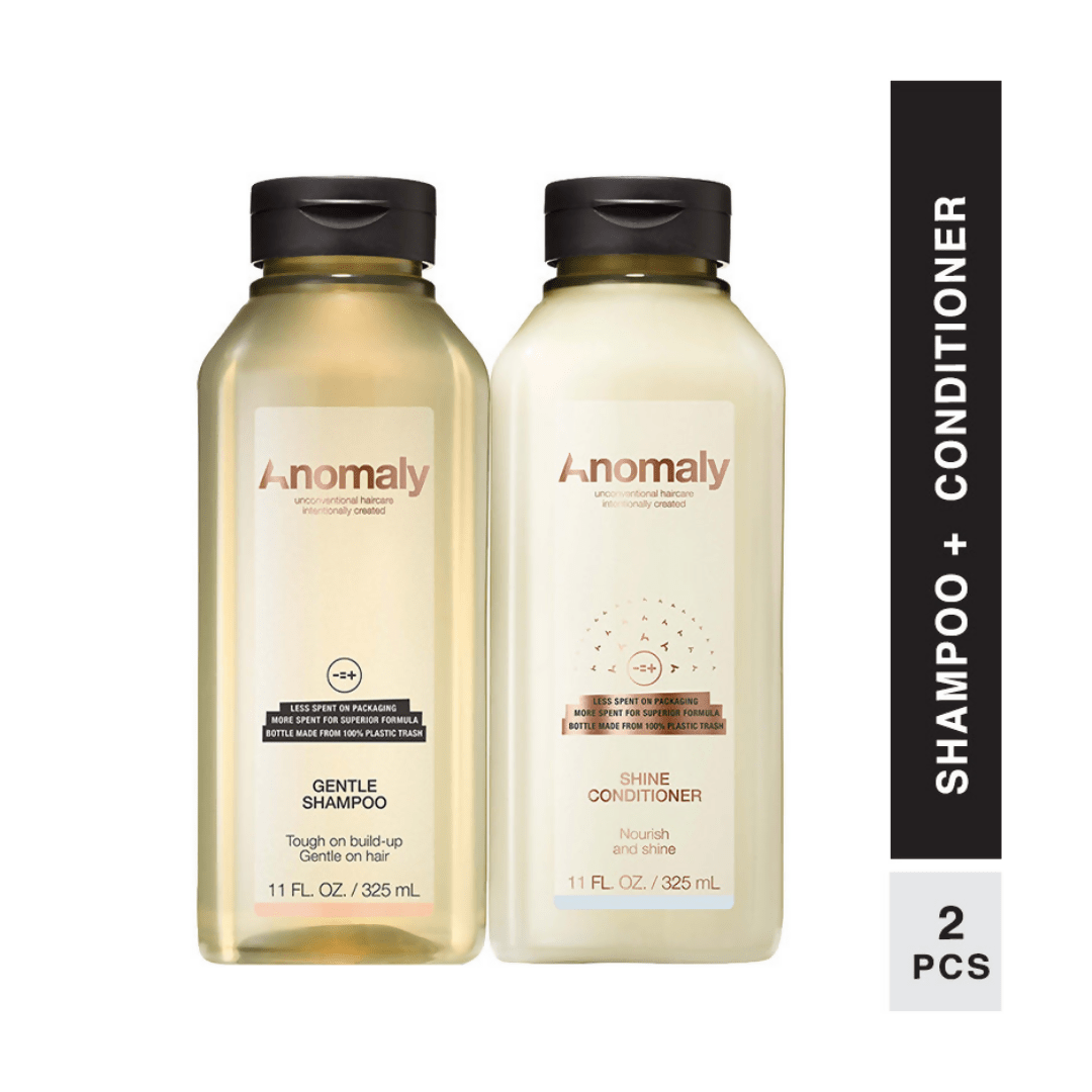 Anomaly by Priyanka Chopra Gentle Shampoo and Shine Conditioner Combo - Distacart