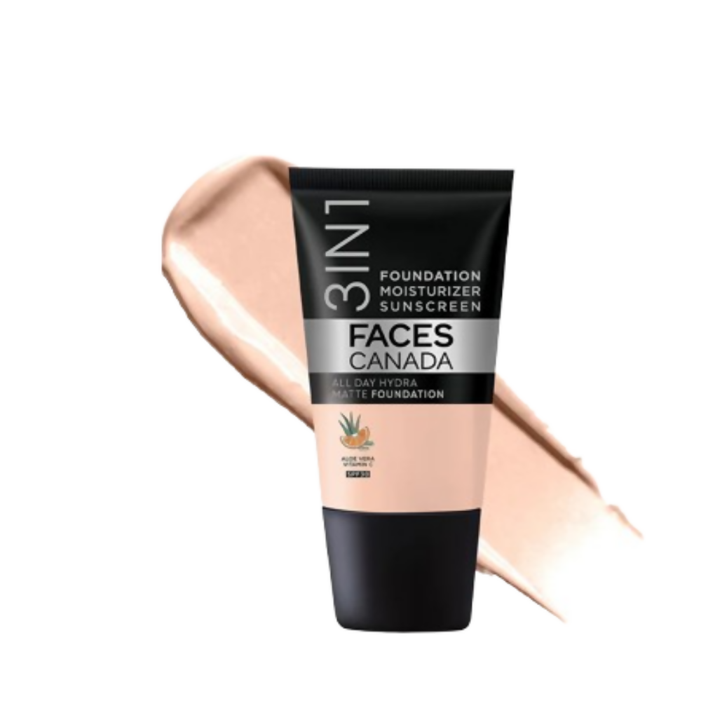 Faces Canada All Day Hydra Matte Mini Foundation - Rose Ivory 011 - Distacart