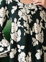 Thumbnail for Sangria Printed A-Line Kurti With Trouser