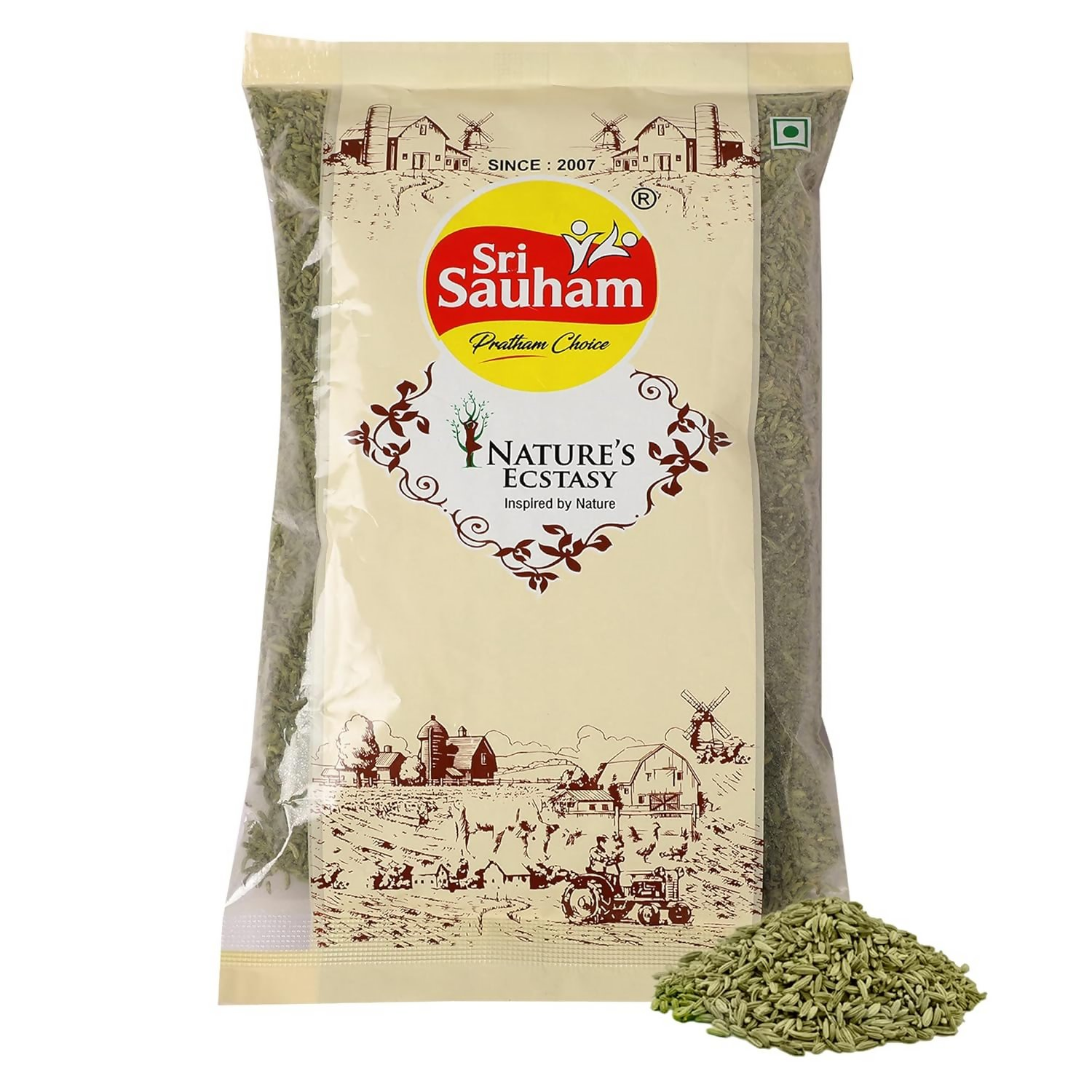 Sri Sauham Premium Small Fennel Seeds - Distacart