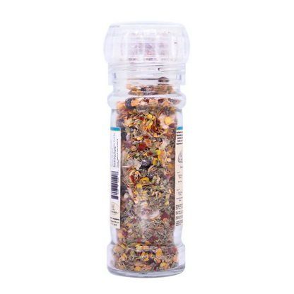 Tassyam Organics Milano Pizza Seasoning Grinder Bottle - Distacart