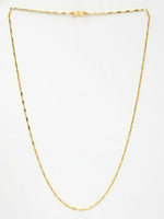 Thumbnail for NVR Women Gold Plated Handcrafted Minimal Chain - Distacart
