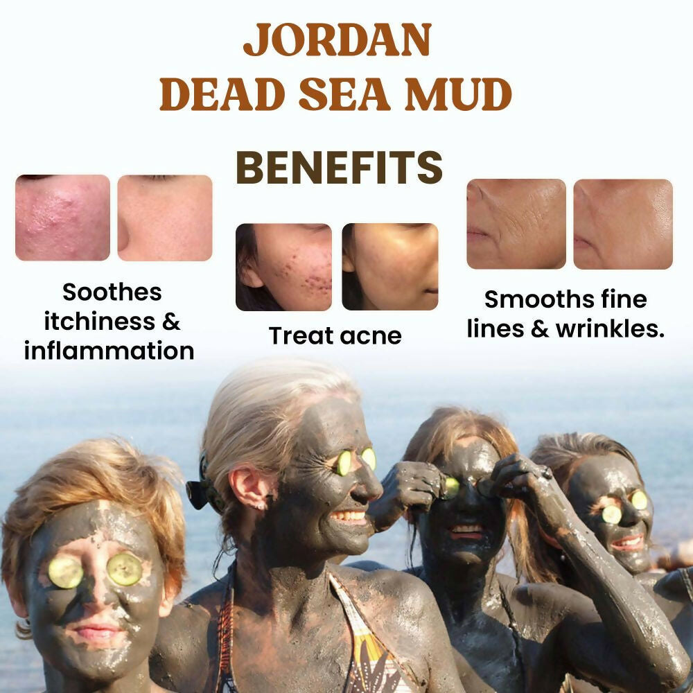 Wild Oak Jordan Dead Sea Healing Mud Face Mask - Distacart
