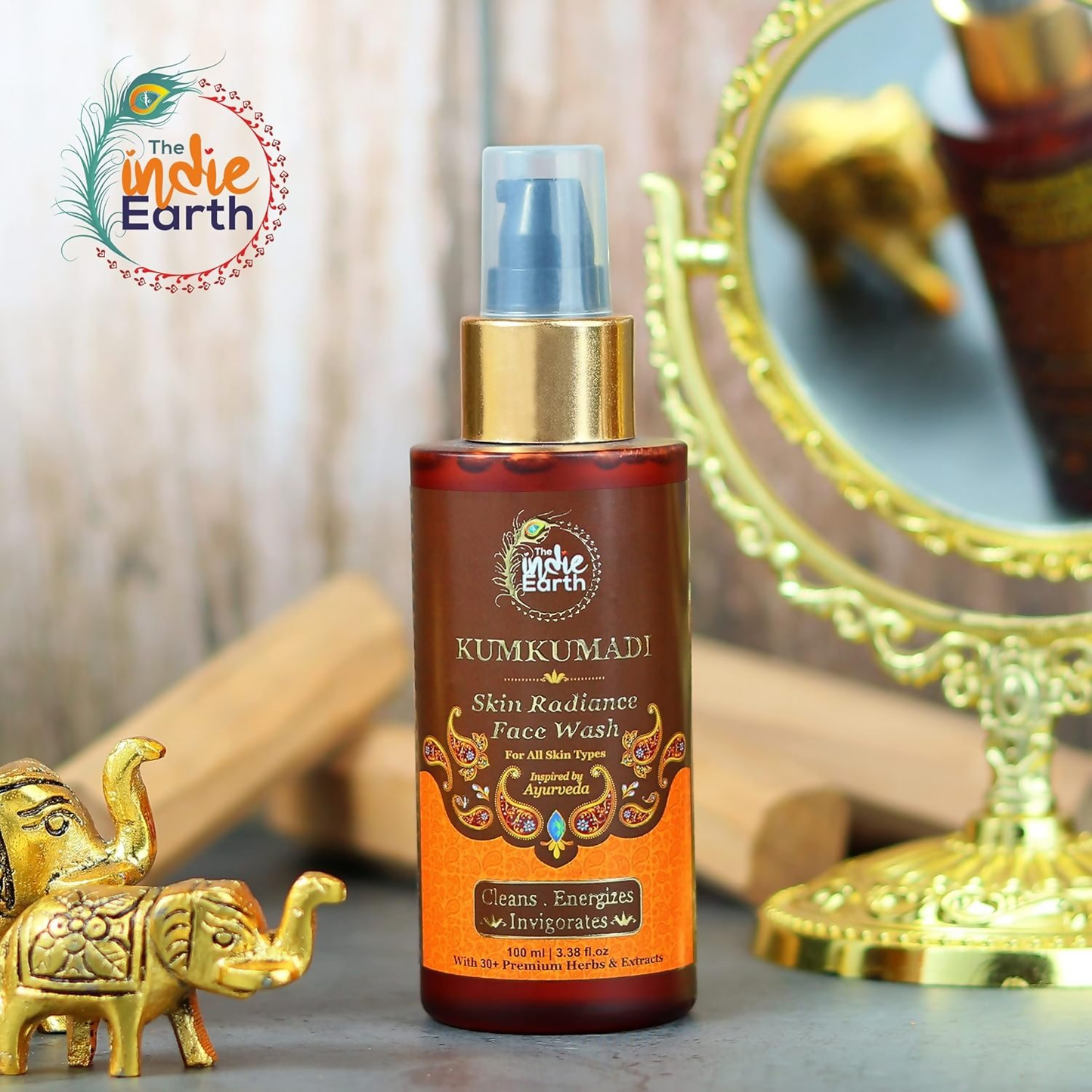 The Indie Earth 10% Kumkumadi Skin Radiance Face wash - Distacart