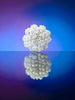 Inhanns Rang-E-Roshan Adjustable Ring – Handmade Crystal Statement Ring - Pearl - Distacart