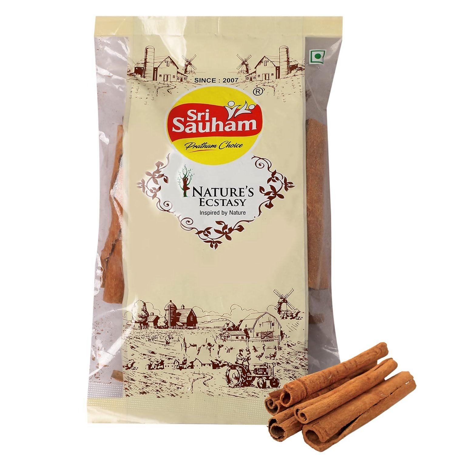 Sri Sauham Premium Cinnamon Stick (Dalchini) - Distacart