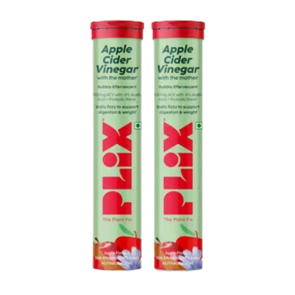 PLIX The Plant Fix Probiotics+ ACV Apple Cider Vinegar Effervescent Tablets - Distacart