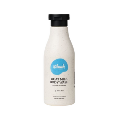 Vilvah Store Goat Milk Body Wash For Deep Cleansing - Distacart
