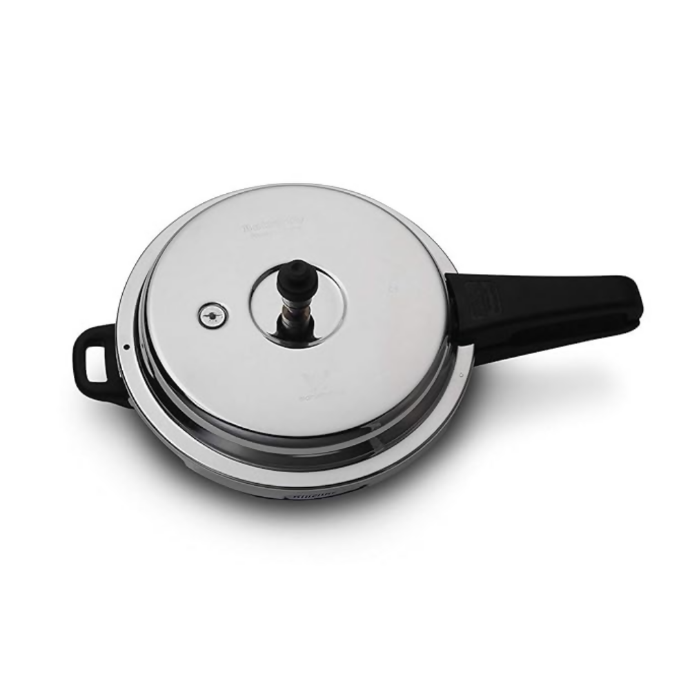 Butterfly Blue Line Wider Stainless Steel Pressure Cooker - Dista