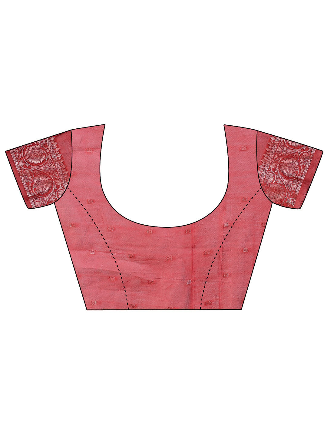 Astita Linen Cotton Rust Saree