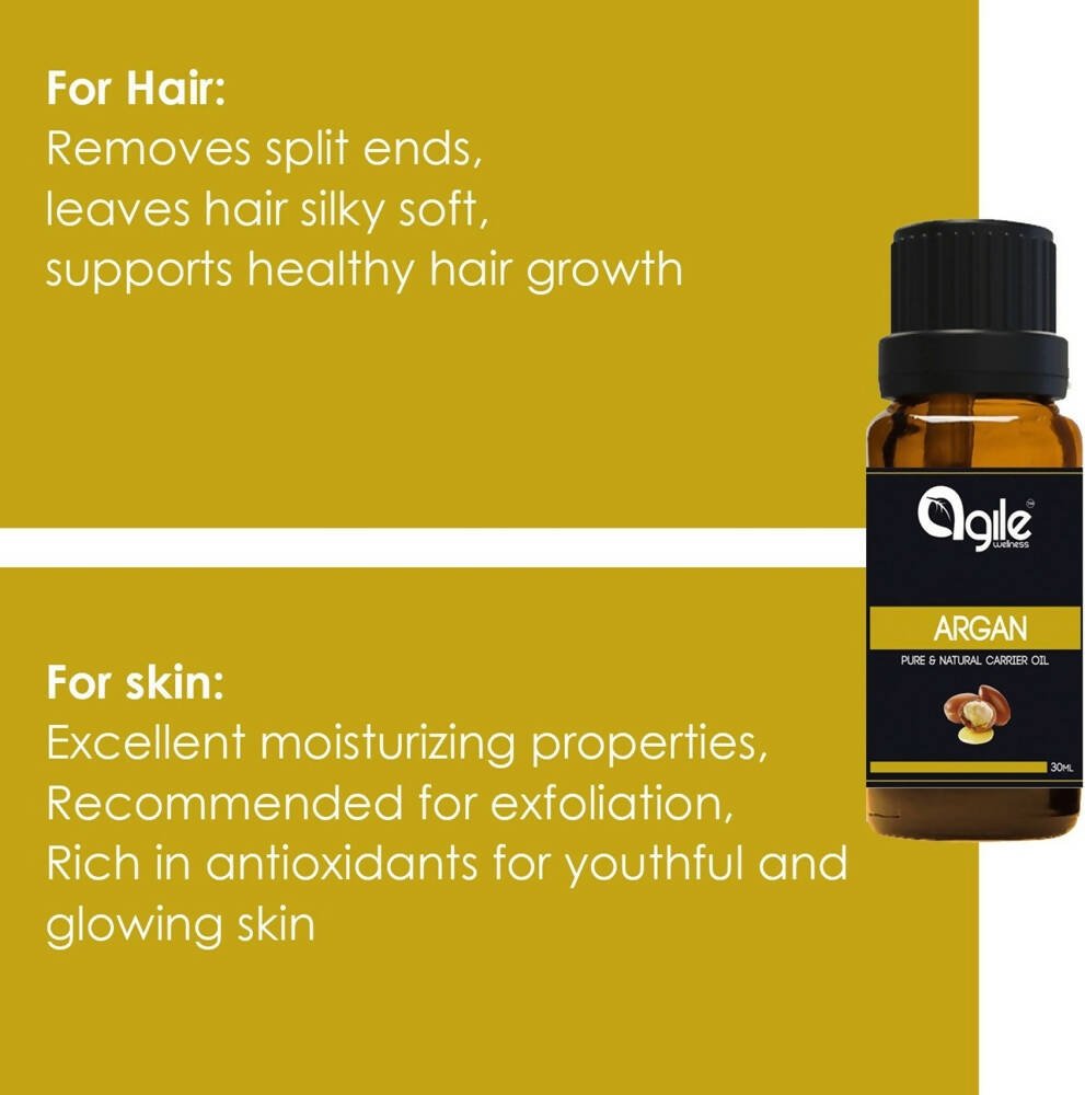 Agile Wellness Argan Carrier Oil - Distacart