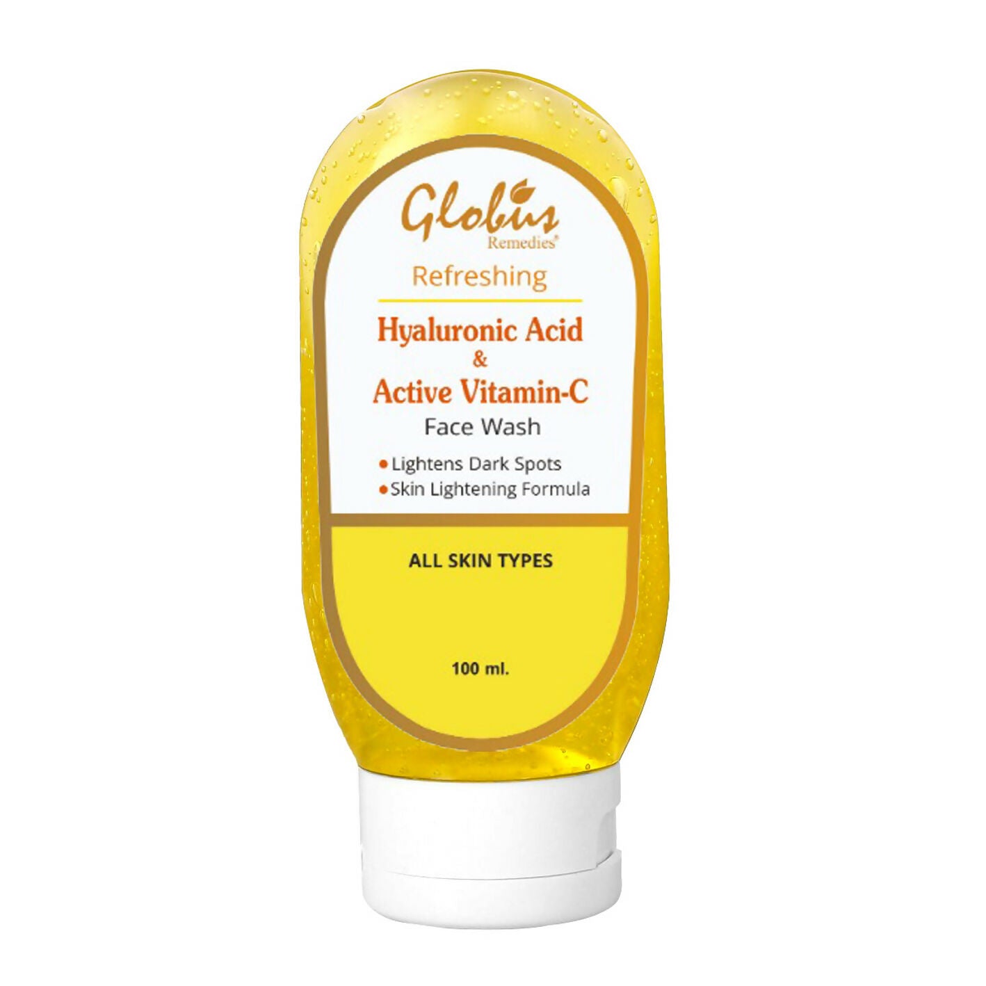 Globus Remedies Hyaluronic Acid & Vitamin C Face wash - Distacart