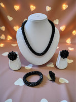 Thumbnail for Inhanns Rangshine 4-In-1 Crystal Glam Set - Handmade - Black - Distacart