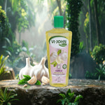 Thumbnail for VI-JOHN Naturale Garlic Enriched Hair Oil Promotes Natural Hair Growth With Vitamin A.E & F