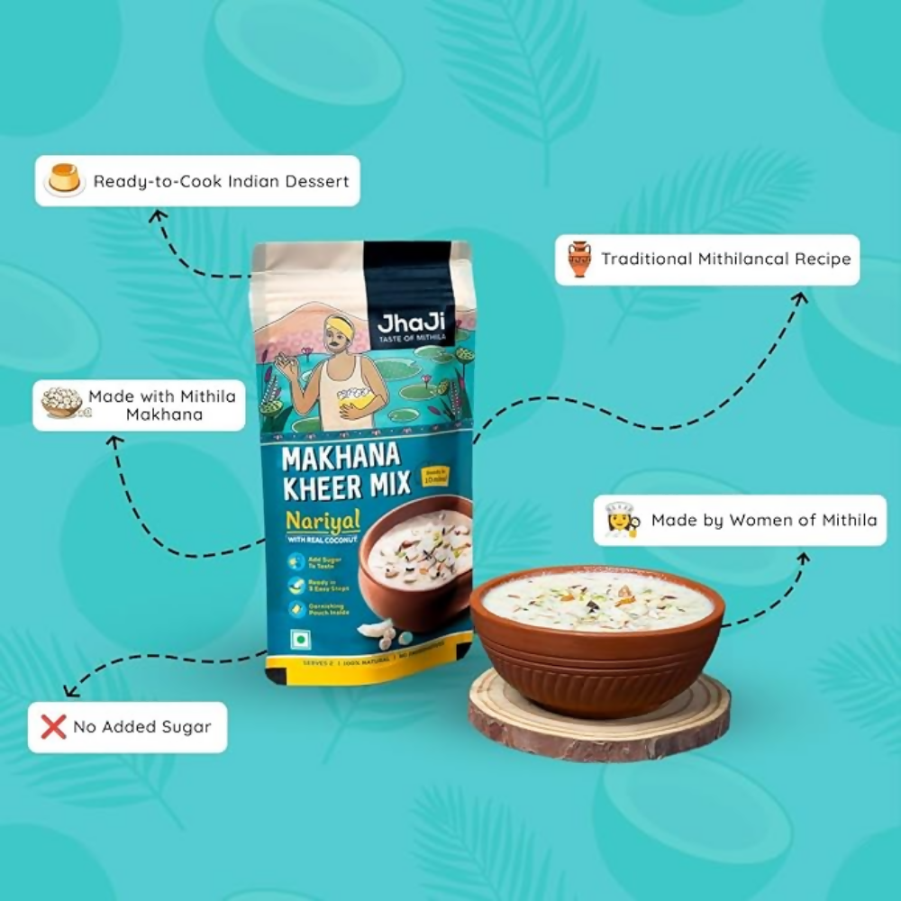 Jhaji Store Homemade Makhana Kheer Instant Mix - Distacart