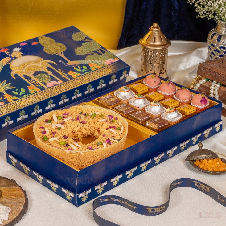 LMB Sweets Ghewar Mithai Combo Box - Dista