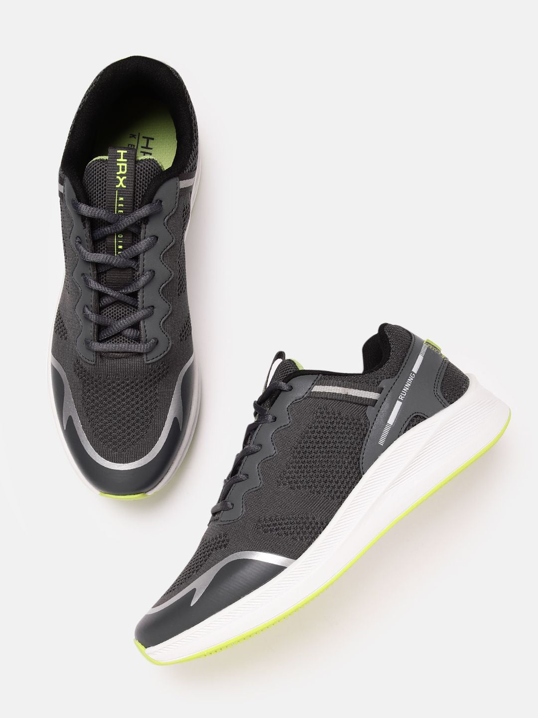 HRX by Hrithik Roshan Men Woven Design Running Shoes