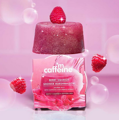 mCaffeine Berry Squeeze Shower Marshmallow Shower Jelly - Distacart