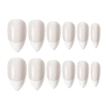 Thumbnail for shills professional reusable press on nails french almond spn738