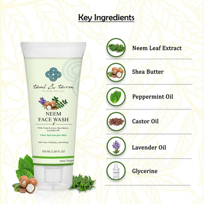 Teal and Terra Neem Face Wash - Dista