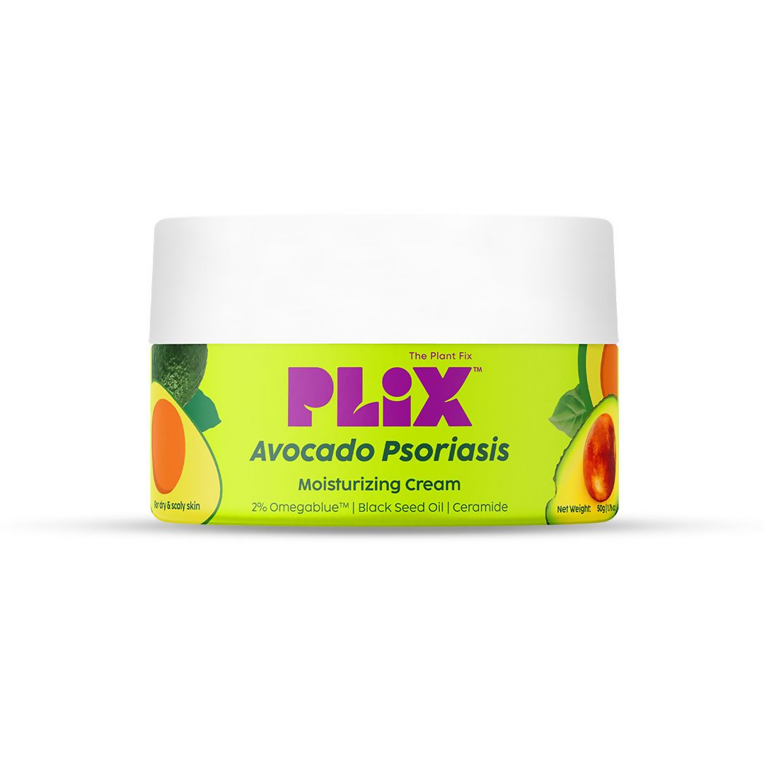 PLIX The Plant Fix Avocado Psoriasis Moisturizing Cream with 2% Omegablue For Dry & Flaky Skin - Distacart