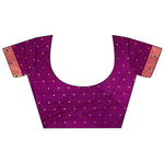 Thumbnail for Joban Fashion Royal Blue Banarasi Soft Silk Peacock Butta Work Saree