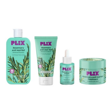 PLIX The Plant Fix Rosemary Anti Hairfall Kit (Serum, Shampoo, Conditioner & Hair Mask) - Distacart