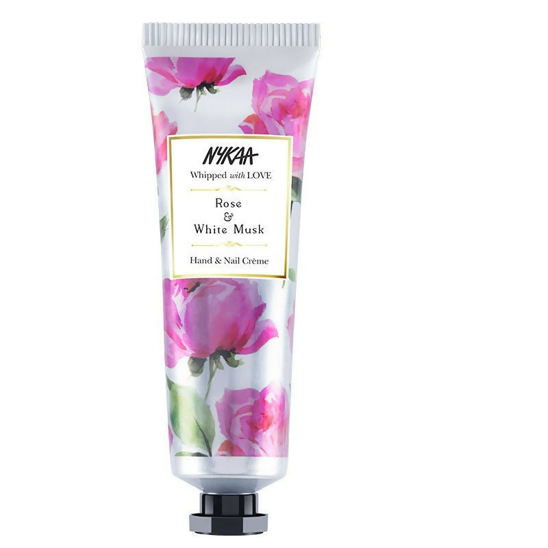 Nykaa Rose & White Musk Hand & Nail Creme - Distacart