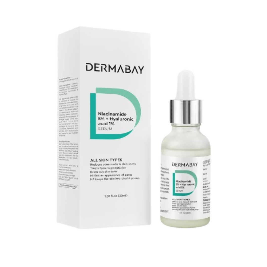 Dermabay Niacinamide 5%+ Hyaluronic acid 1% Serum - Distacart