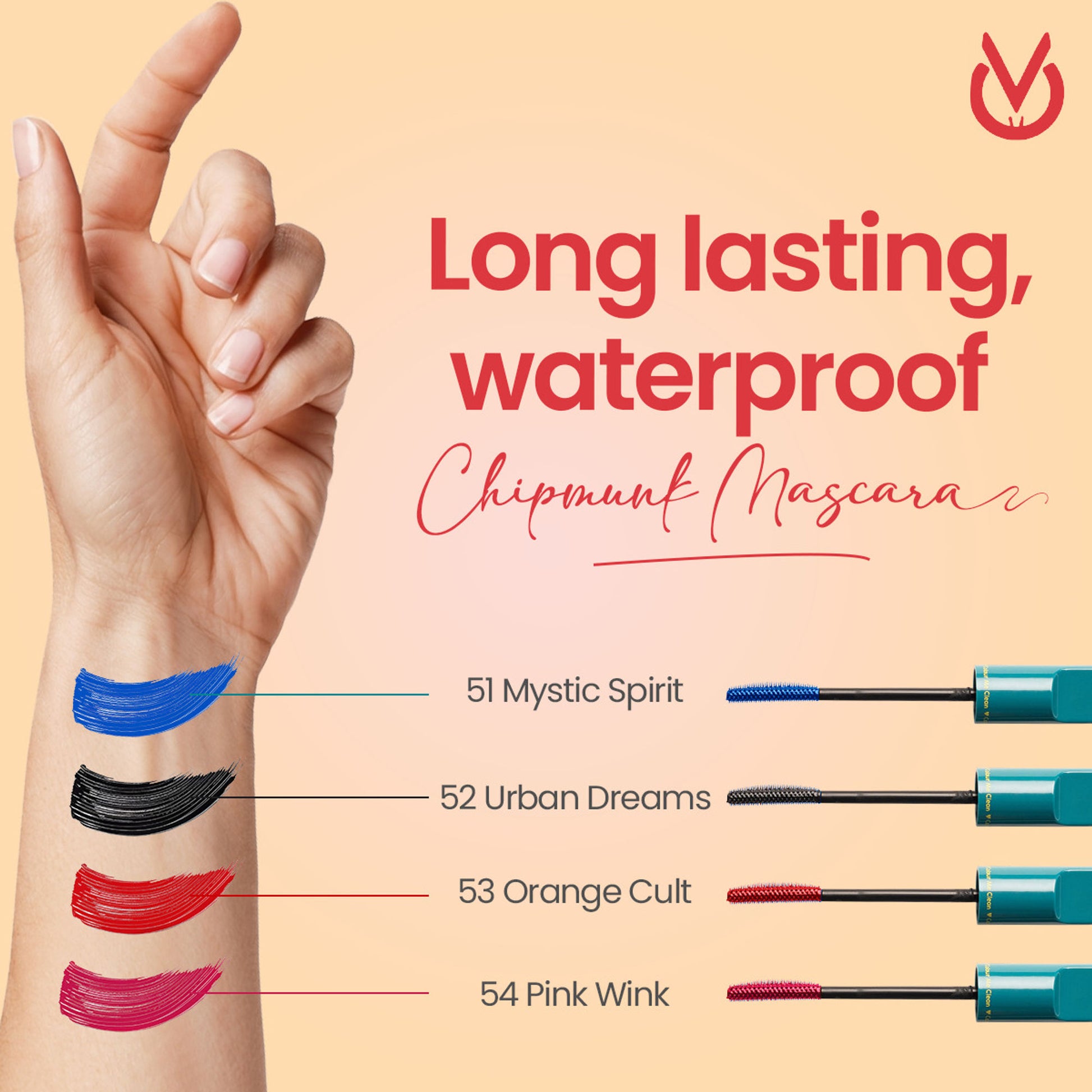 CHIPMUNK VER-Style All-Rounder Mascara - 53 Orange Cult - Distacart