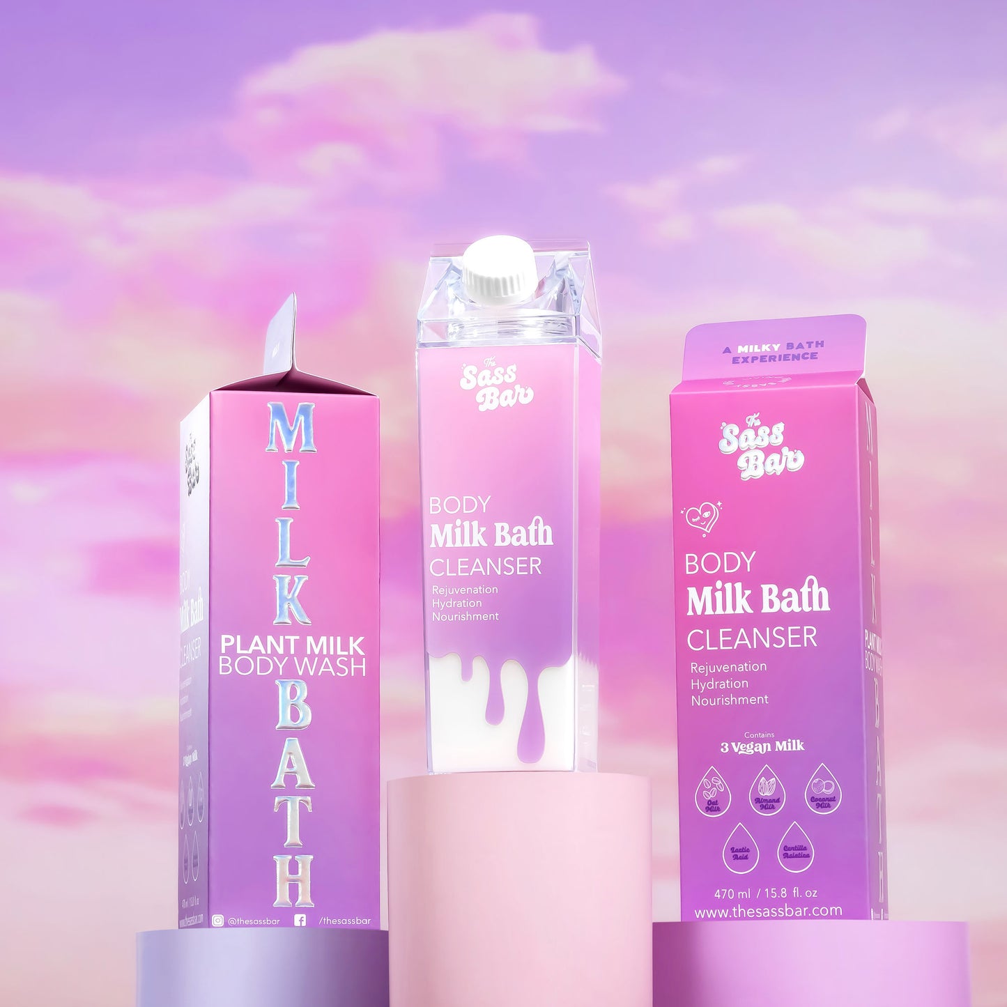 The Sass Bar Dusk Exfoliating Bodywash with Lactic Acid + Centella for Sensitive Skin - Distacart
