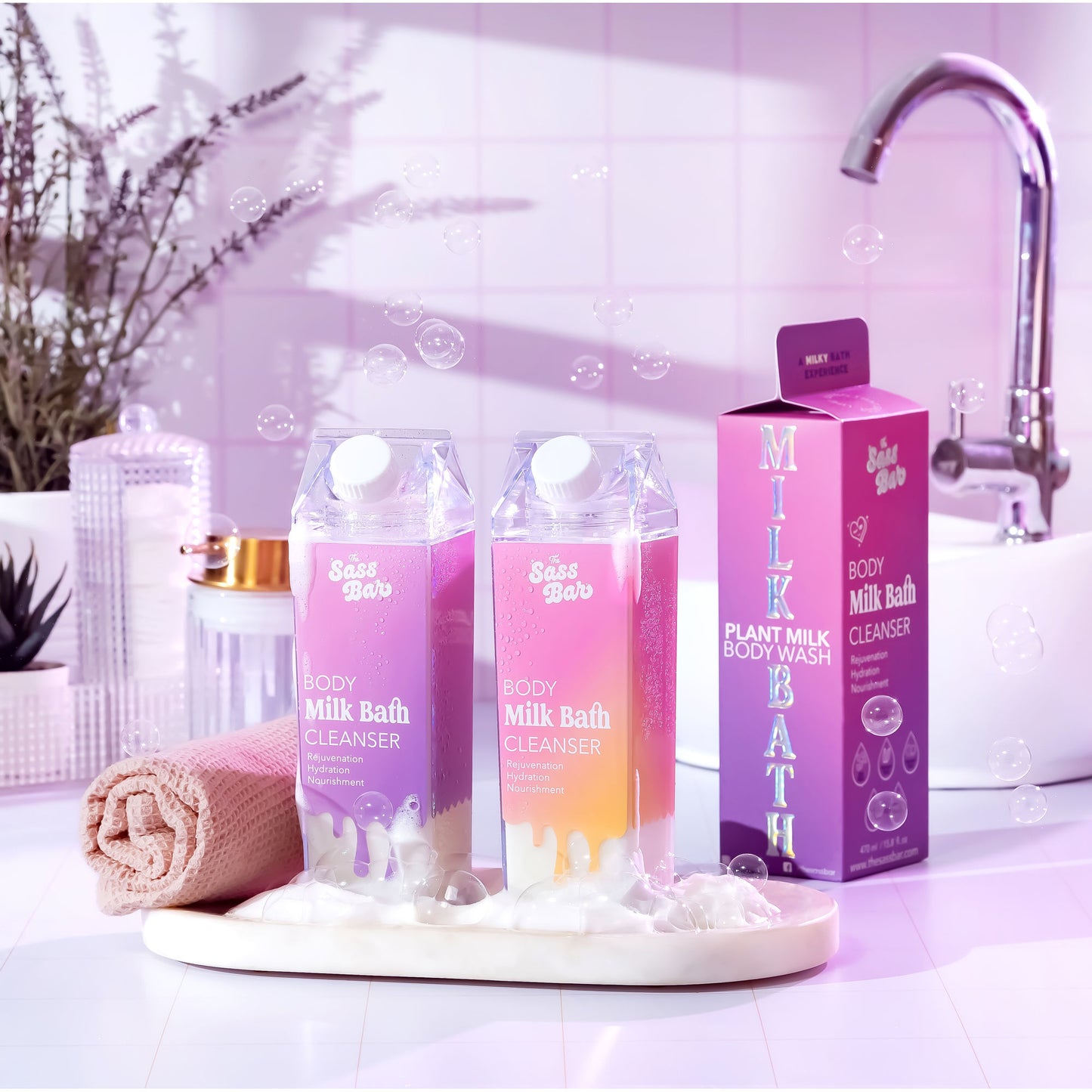 The Sass Bar Dusk Exfoliating Bodywash with Lactic Acid + Centella for Sensitive Skin - Distacart