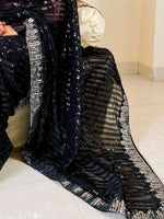 Thumbnail for Anouk Embellished Sequinned Saree - Distacart