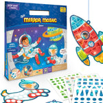 Thumbnail for Imagimake Mirror Mosaic Space Theme Kids Art Set | DIY Craft Kit with Foil Stickers | Birthday Gift for Boys and Girls Ages 3-8 | Travel Toys | Crafts for Kids Ages 4-8