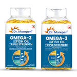 Thumbnail for Dr. Morepen Omega-3 Deep Sea Fish Oil Triple Strength Softgels - Distacart