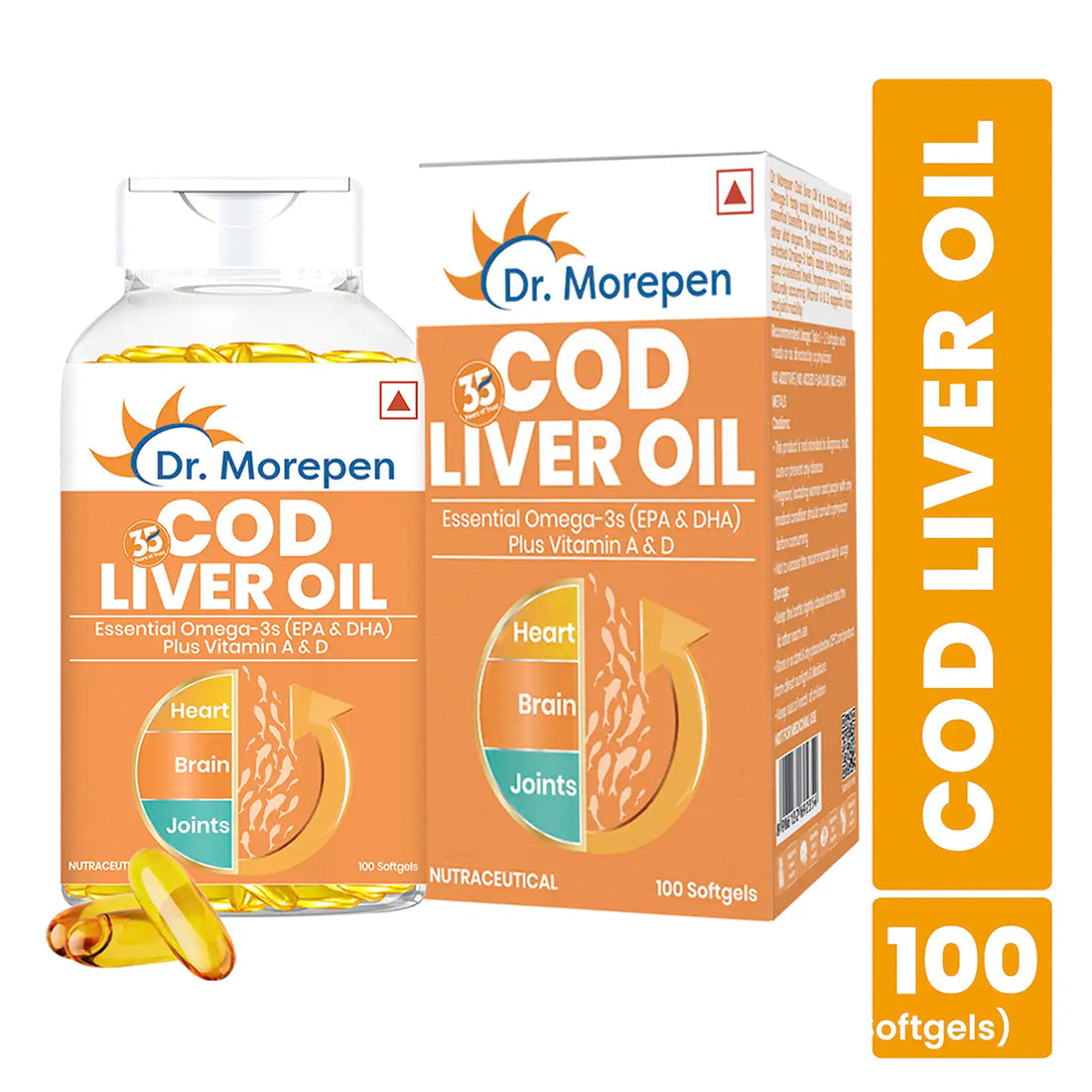Dr. Morepen Cod Liver Oil Softgels - Distacart