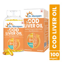 Thumbnail for Dr. Morepen Cod Liver Oil Softgels - Distacart