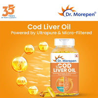 Thumbnail for Dr. Morepen Cod Liver Oil Softgels - Distacart