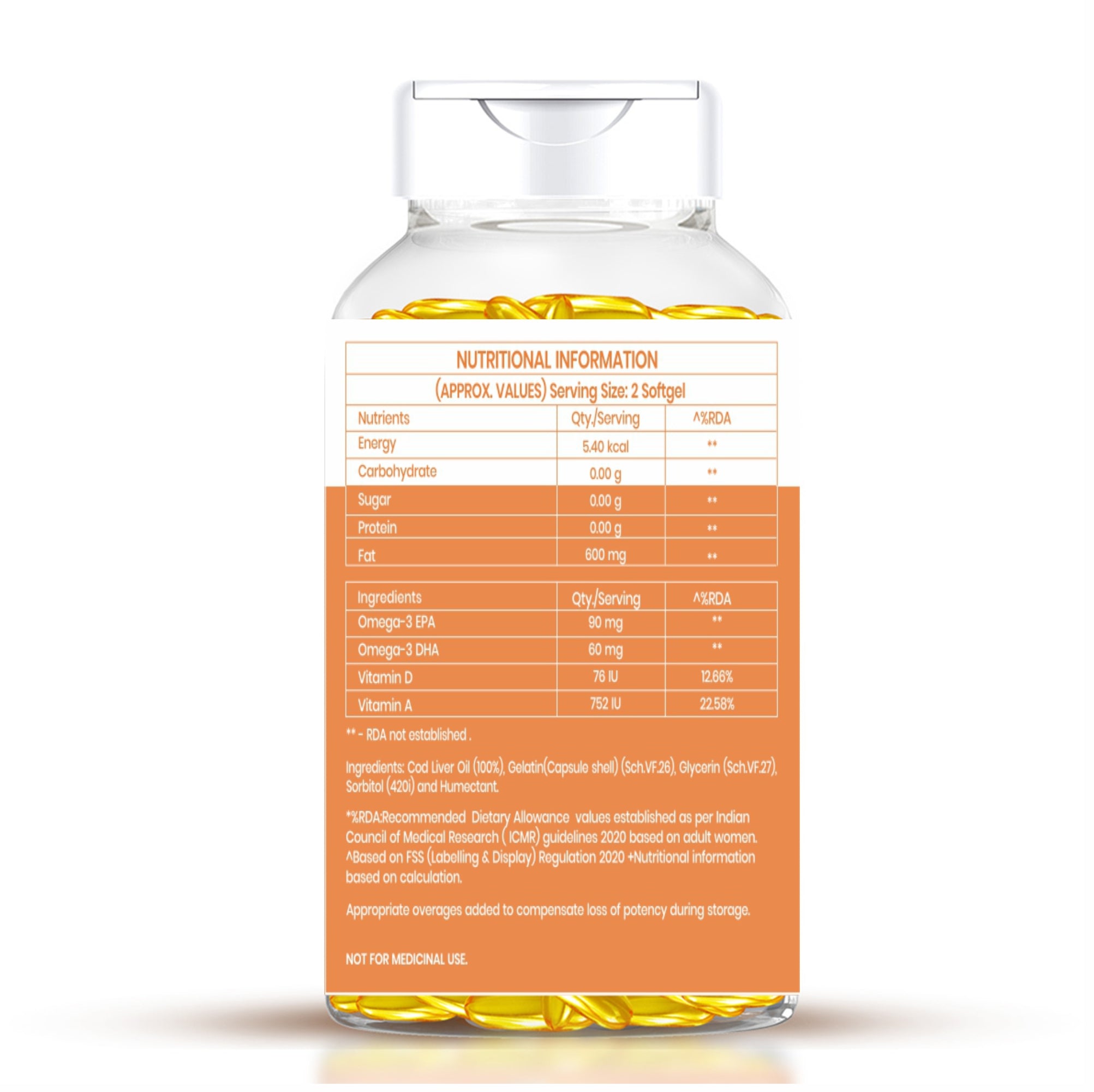 Dr. Morepen Cod Liver Oil Softgels - Distacart