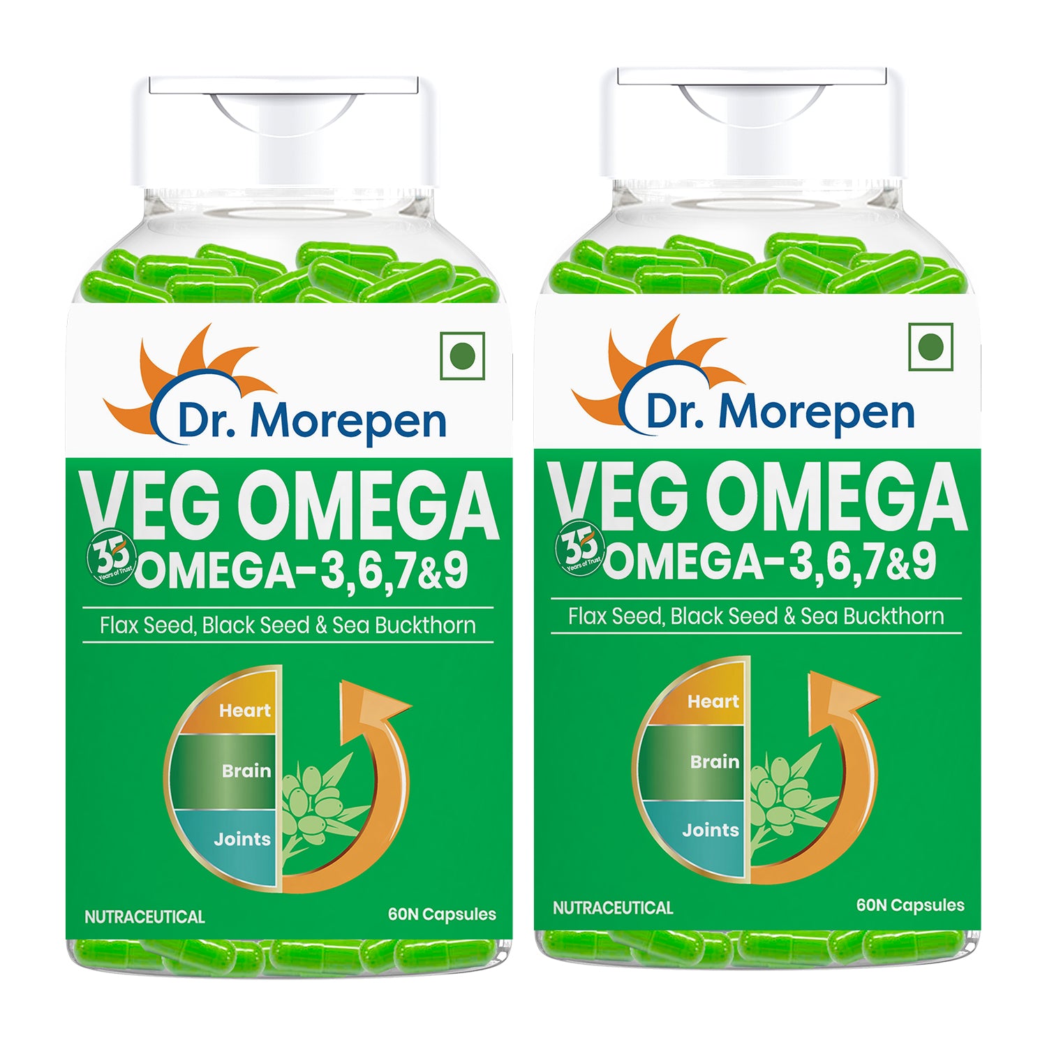 Dr. Morepen Veg-Omega Veg Capsules - Distacart