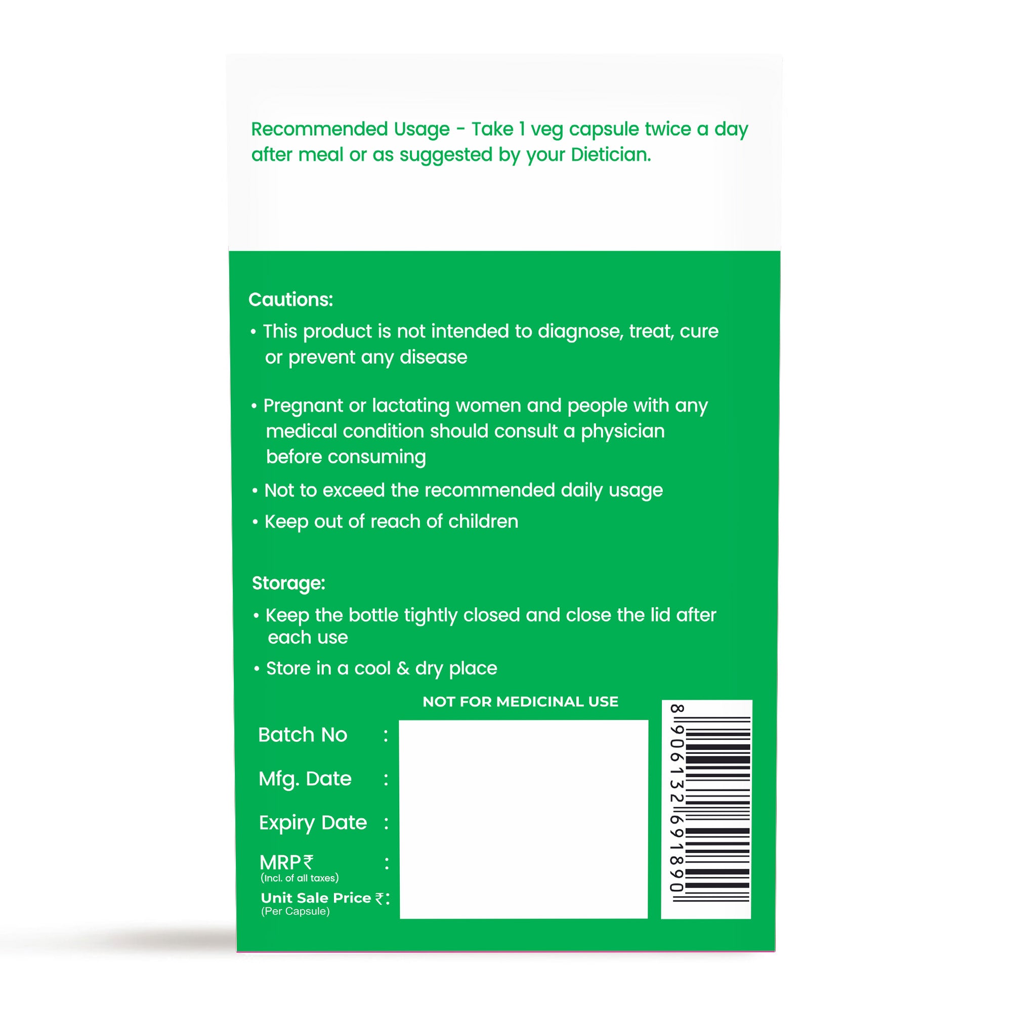 Dr. Morepen Veg-Omega Veg Capsules - Distacart