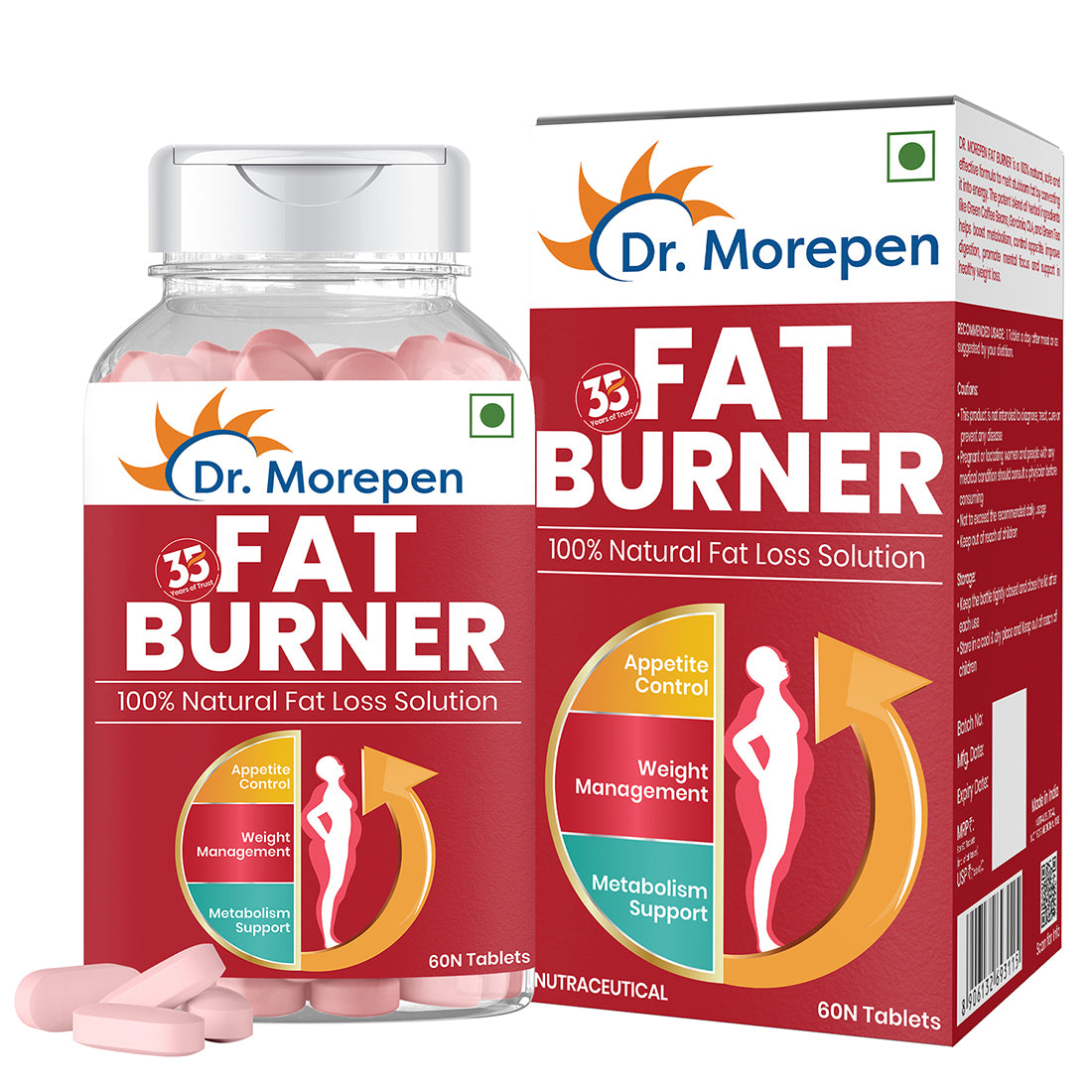 Dr. Morepen Fat Burner Tablets - Distacart
