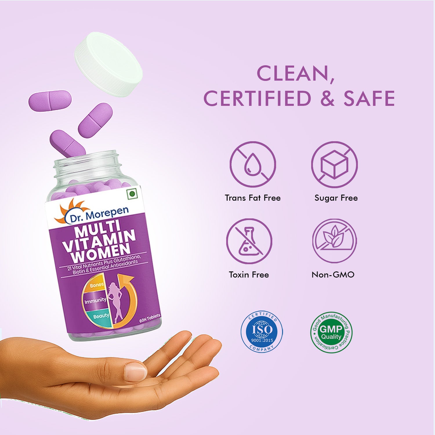 Dr. Morepen Multi-Vitamin Tablets For Women - Distacart