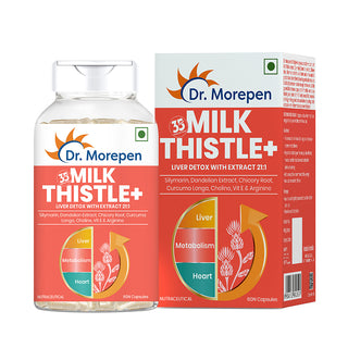 Dr. Morepen Milk Thistle+ Capsules For Liver Health - Distacart