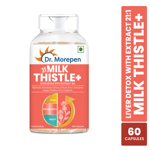 Dr. Morepen Milk Thistle+ Capsules For Liver Health - Distacart