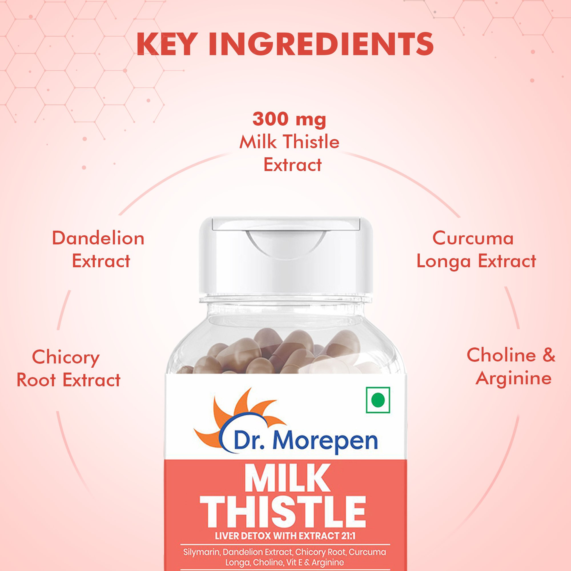 Dr. Morepen Milk Thistle+ Capsules For Liver Health - Distacart