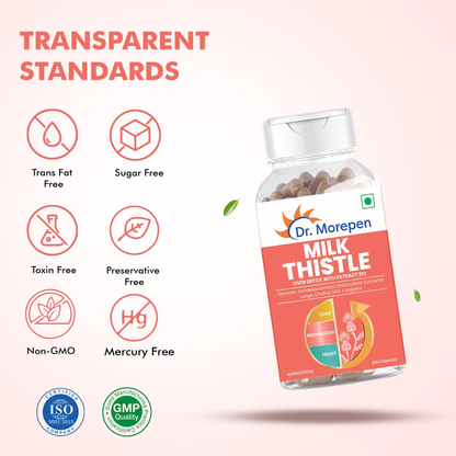 Dr. Morepen Milk Thistle+ Capsules For Liver Health - Distacart