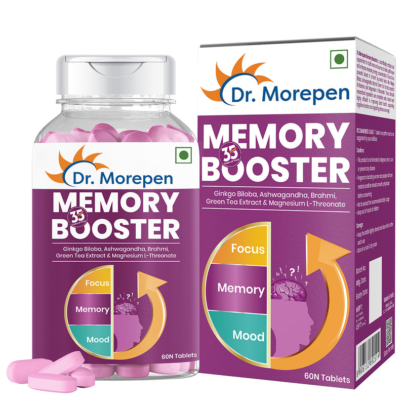 Dr. Morepen Memory Focus &amp; Mood Tablets - Distacart