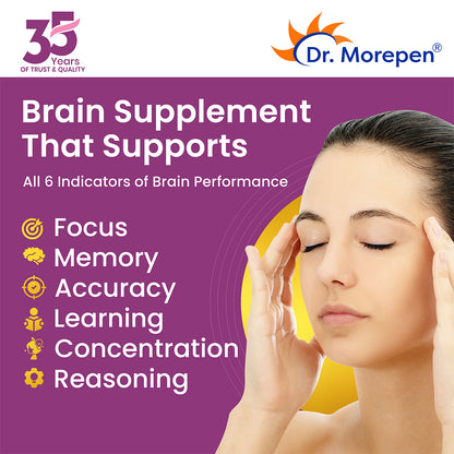 Dr. Morepen Memory Focus & Mood Tablets - Distacart