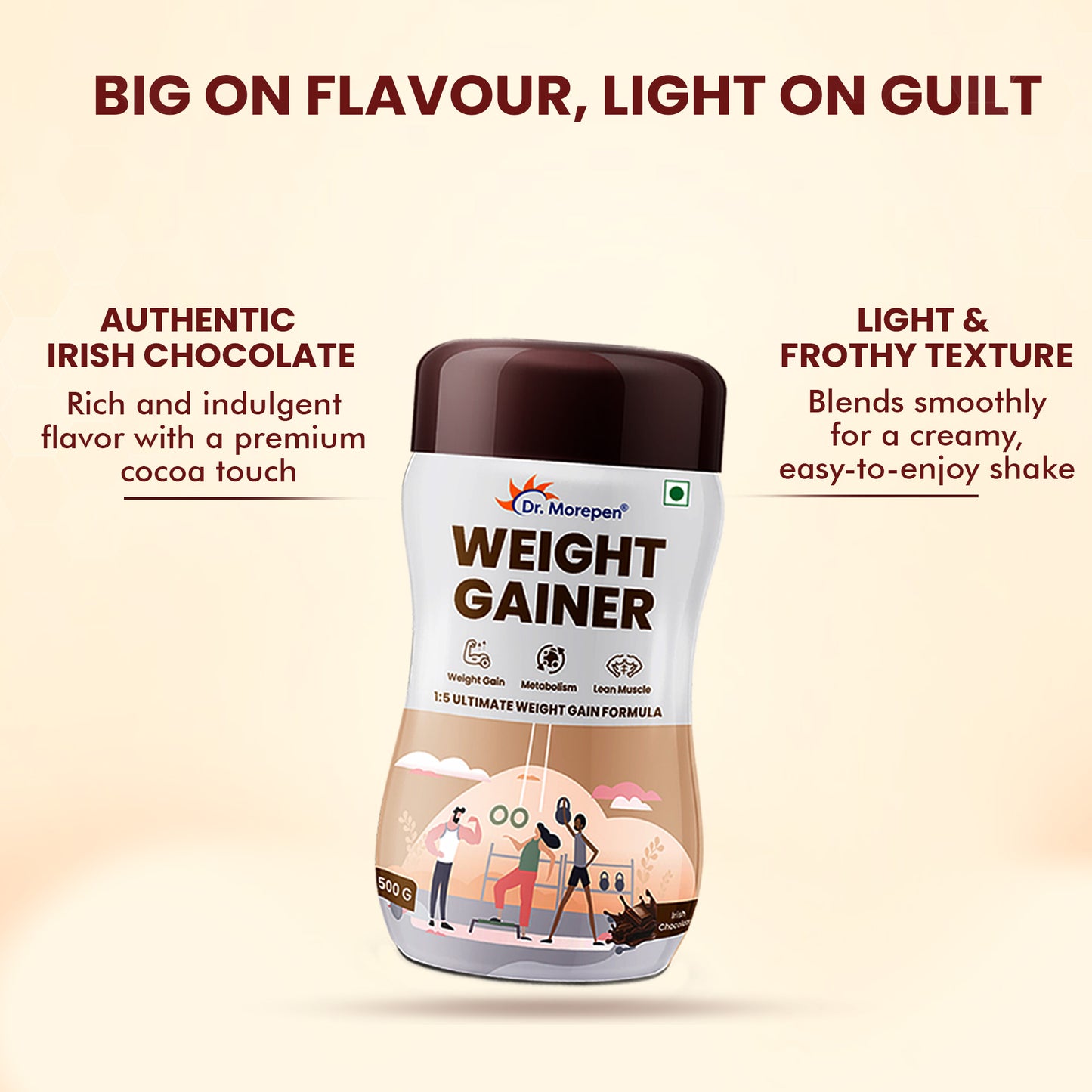 Dr. Morepen Weight Gainer - Chocolate Flavor - Distacart